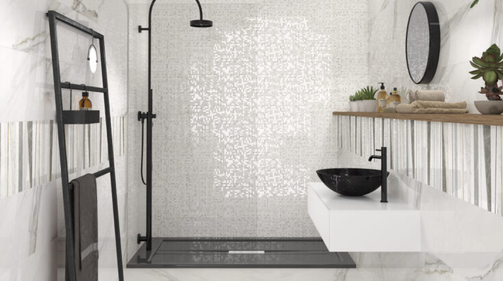 azulejos imitacion marmol para baños