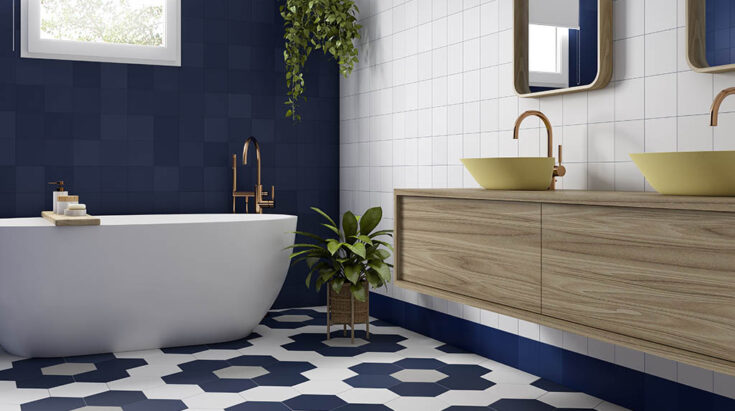 combinaciones de azulejos para baños